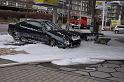 Tanksaeule umgefahren in Leverkusen P34